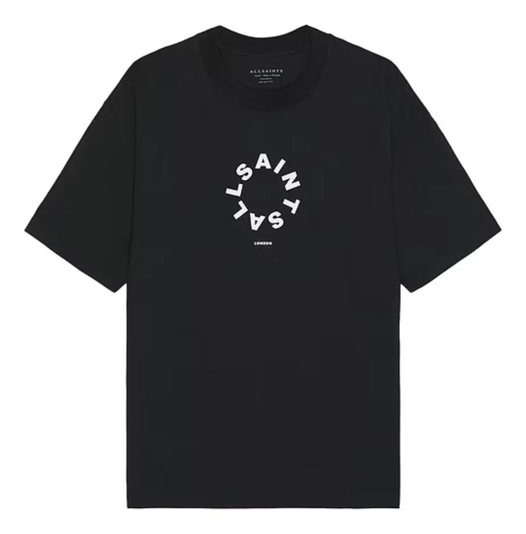 All Saints T-Shirt Circle Black